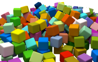 colored blocks in a jumble