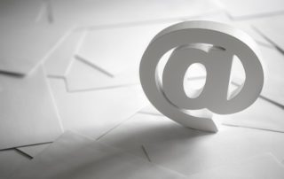 email symbol on business letters