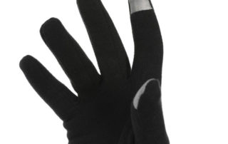 photo of a gloved hands holding up four fingers