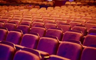 photo of empty theater seats